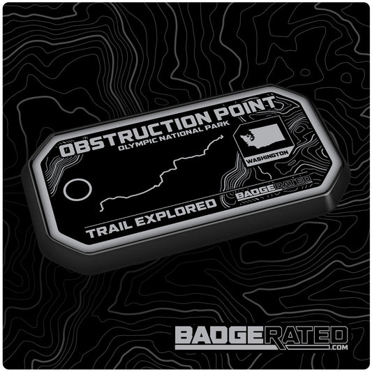 Obstruction Point Trail Badge (Olympic National Park, WA)
