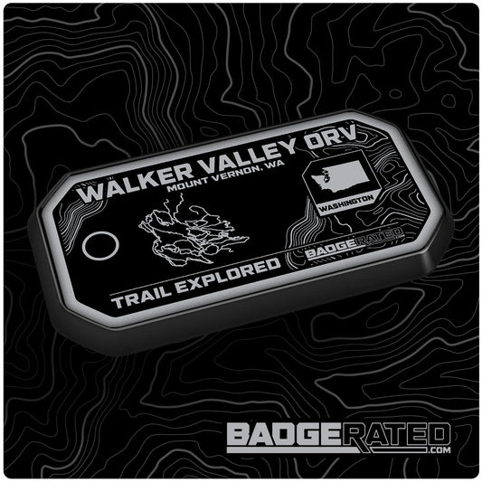 Walker Valley ORV Trail Badge (Mount Vernon, WA)