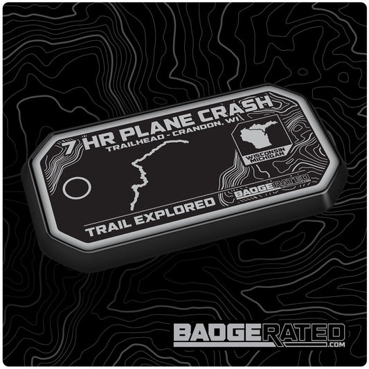 7 Hour Plane Crash Trail Badge (WI/MI)