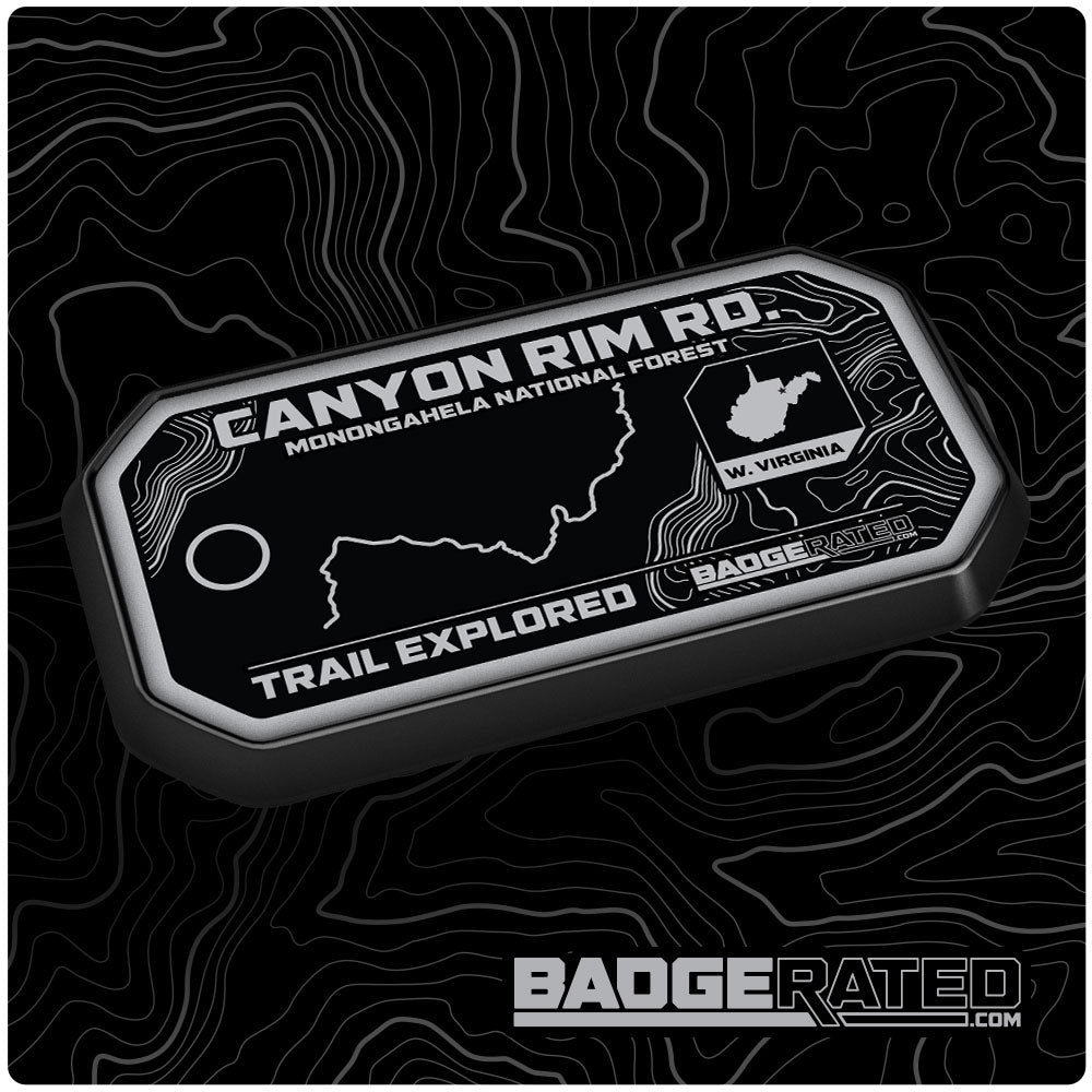 Canyon Rim Road Trail Badge (Monongahela N.F., WV)