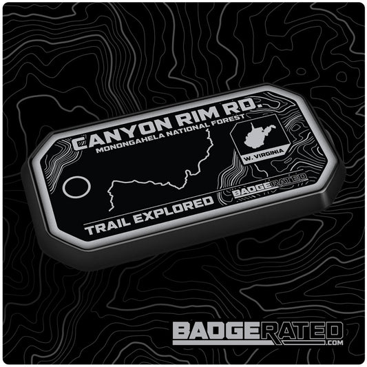 Canyon Rim Road Trail Badge (Monongahela N.F., WV)