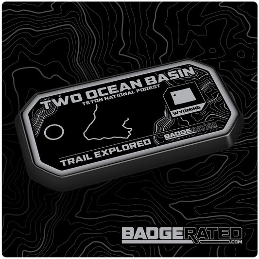 Two Ocean Basin Trail Badge (Teton National Forest, WY)