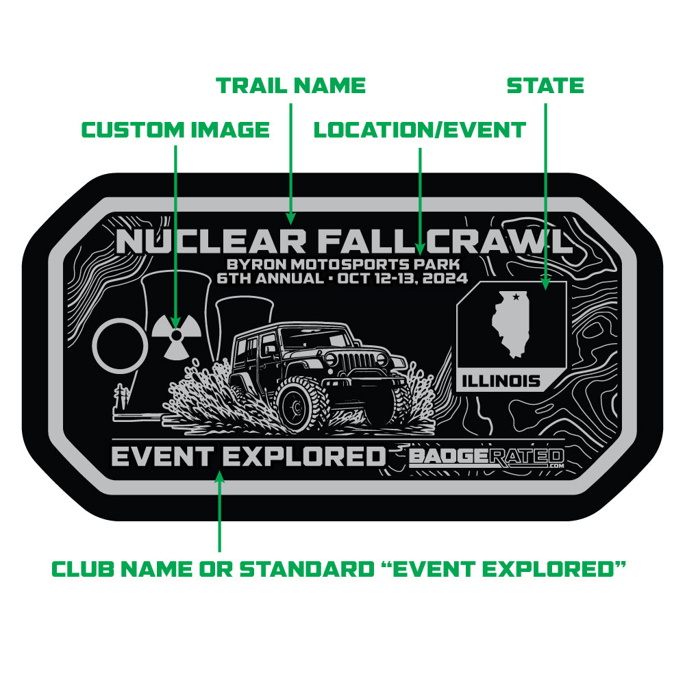 Custom Trail Badge