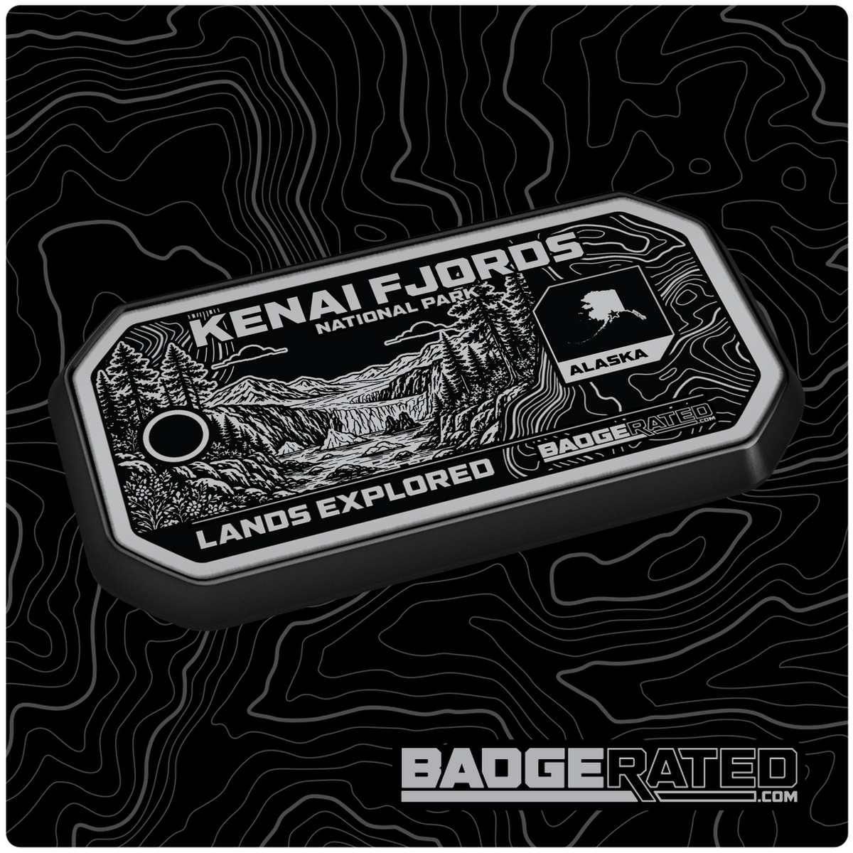 Kenai Fjords National Park Lands Badge (Alaska)