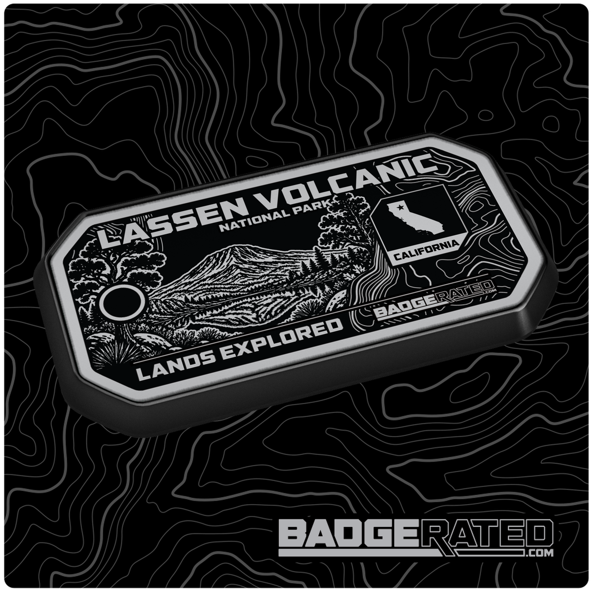 Lassen Volcanic National Park Lands Badge (California)